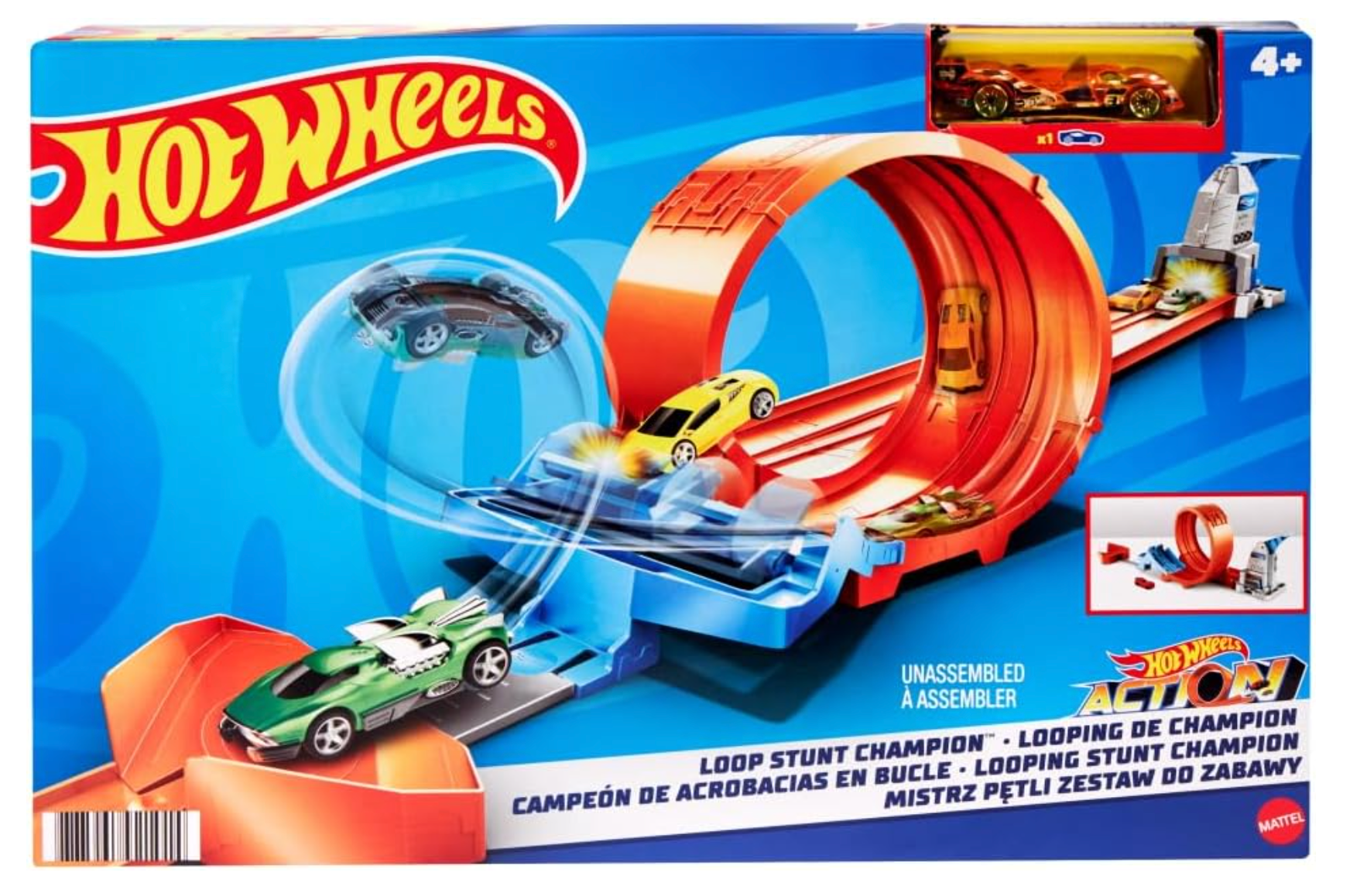 Pista de carreras Loop Stunt Champion de Hot Wheels® – Toy World Inc