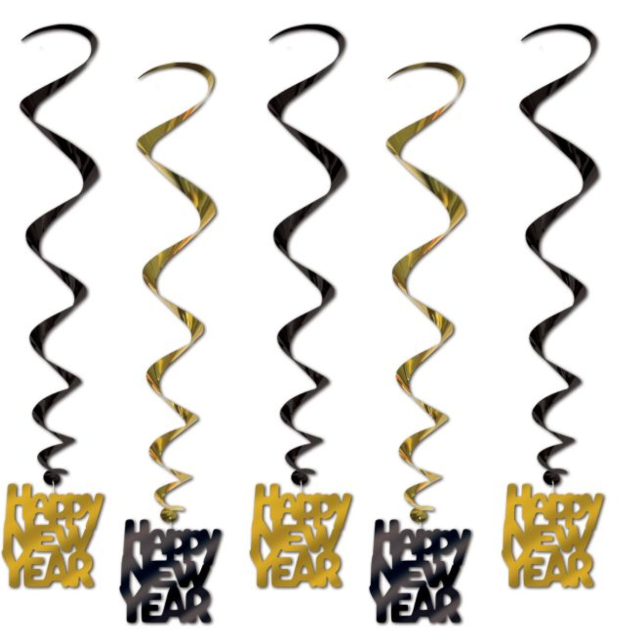 Happy New Year Whirls