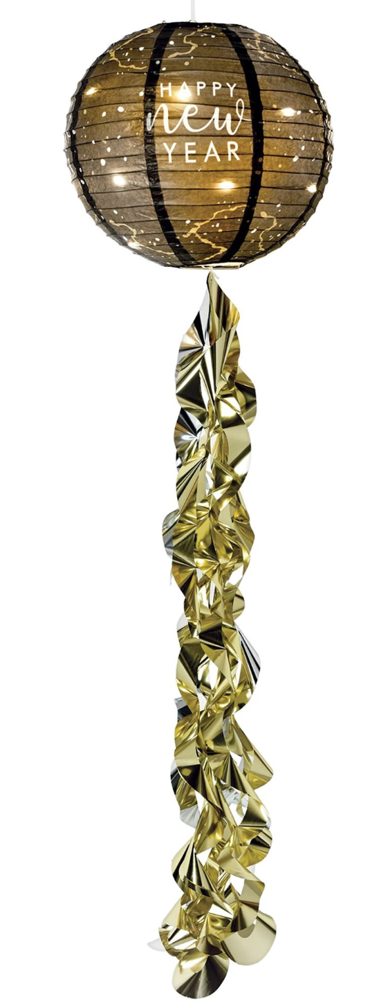 New Years Eve Light Up Lanterns 2ct