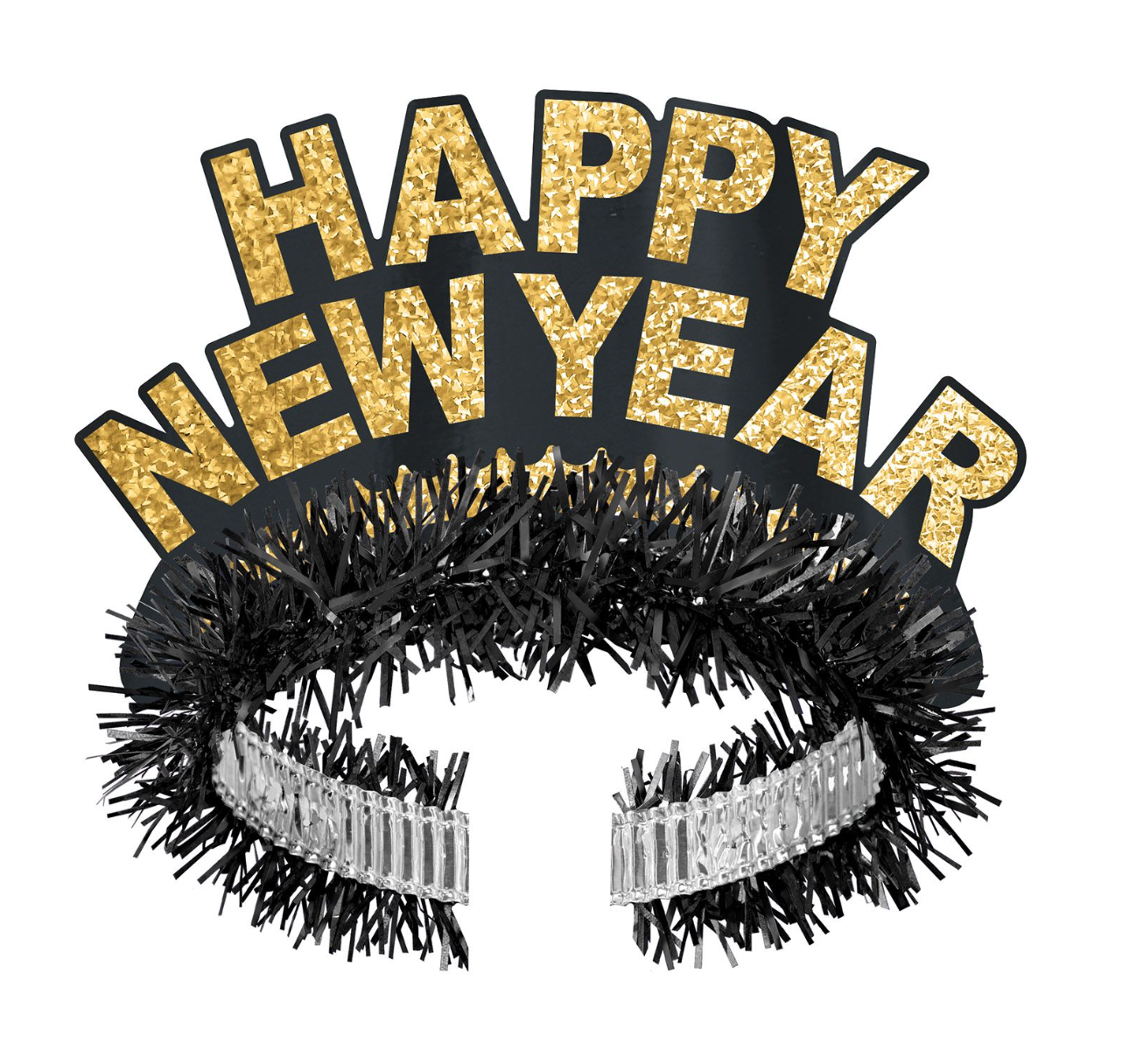 NYE Packaged Black and Gold Regal Tiaras