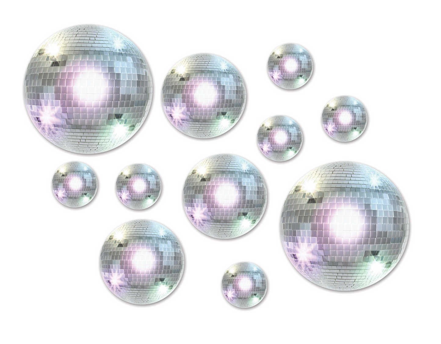 70s Disco Ball Cutout