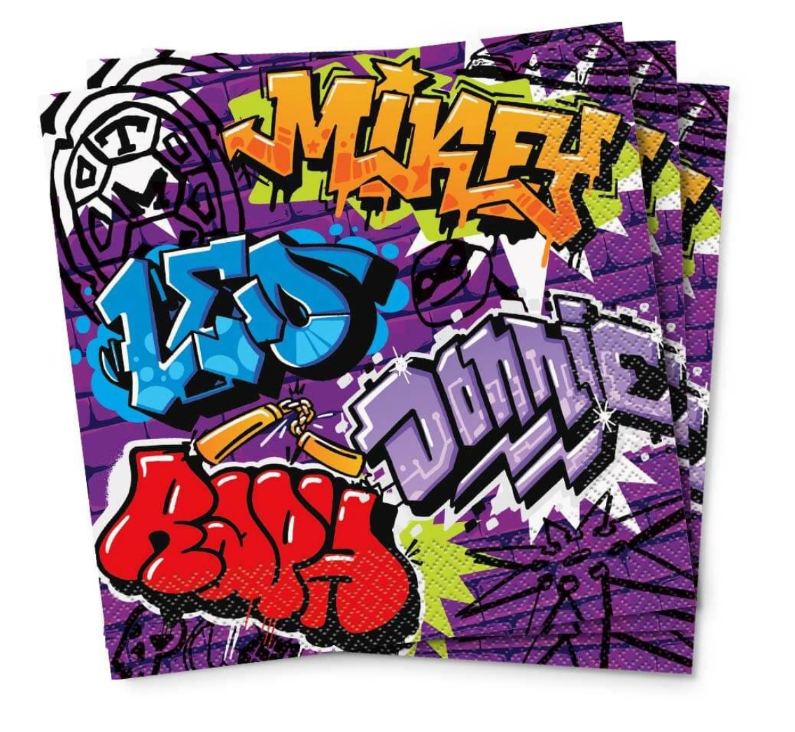 Teenage Mutant Ninja Turtle Mayhem Large Napkin 16ct