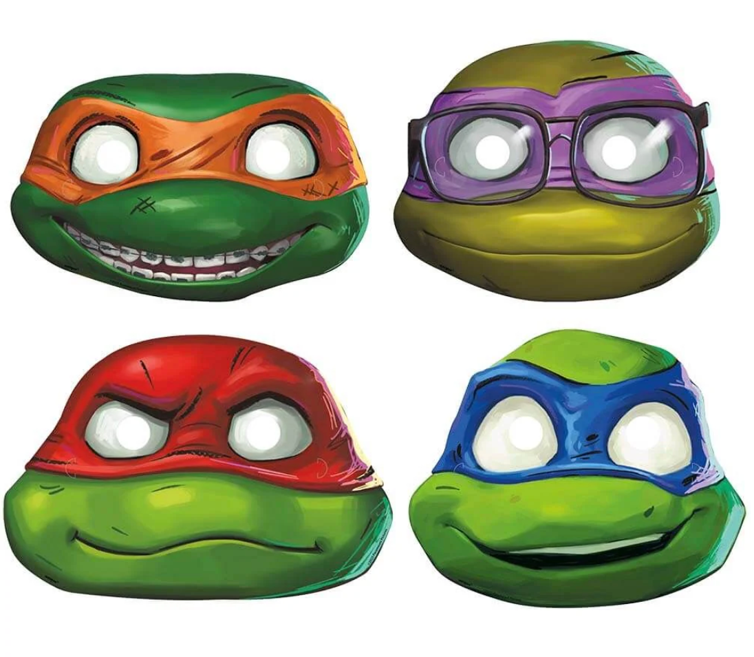 Teenage Mutant Ninja Turtle Mayhem Paper Mask 8ct