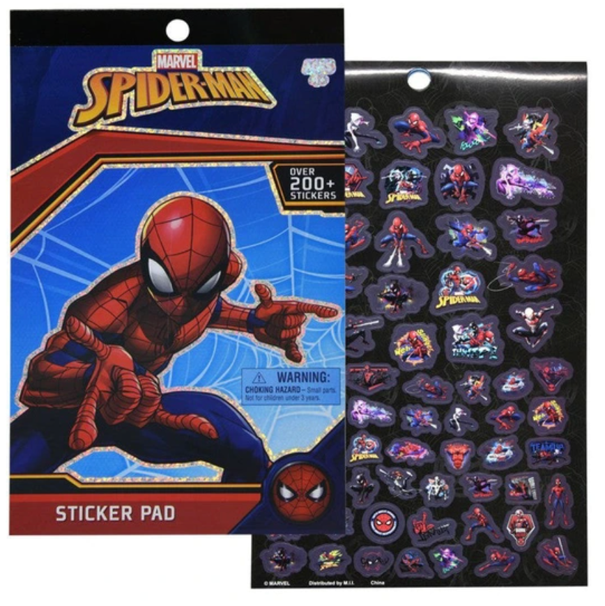 Spiderman 4 Hoja 200 Pegatinas