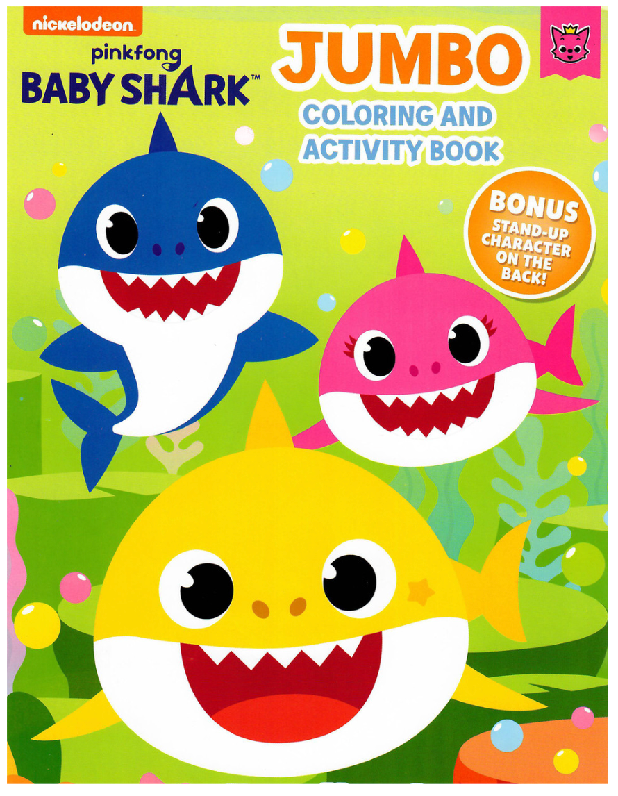 Baby Shark 80pg Coloring Book 7.75x.25x10.7