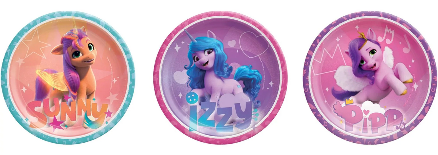 Platos de My Little Pony (S) 8 uds.