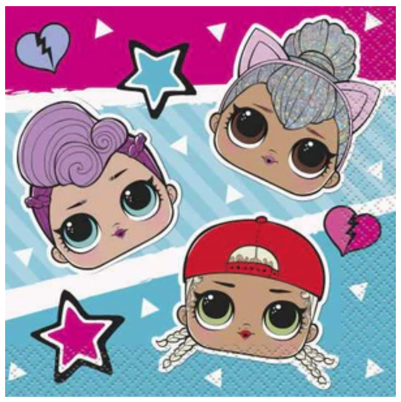 LOL Surprise Beverage Napkin 16ct