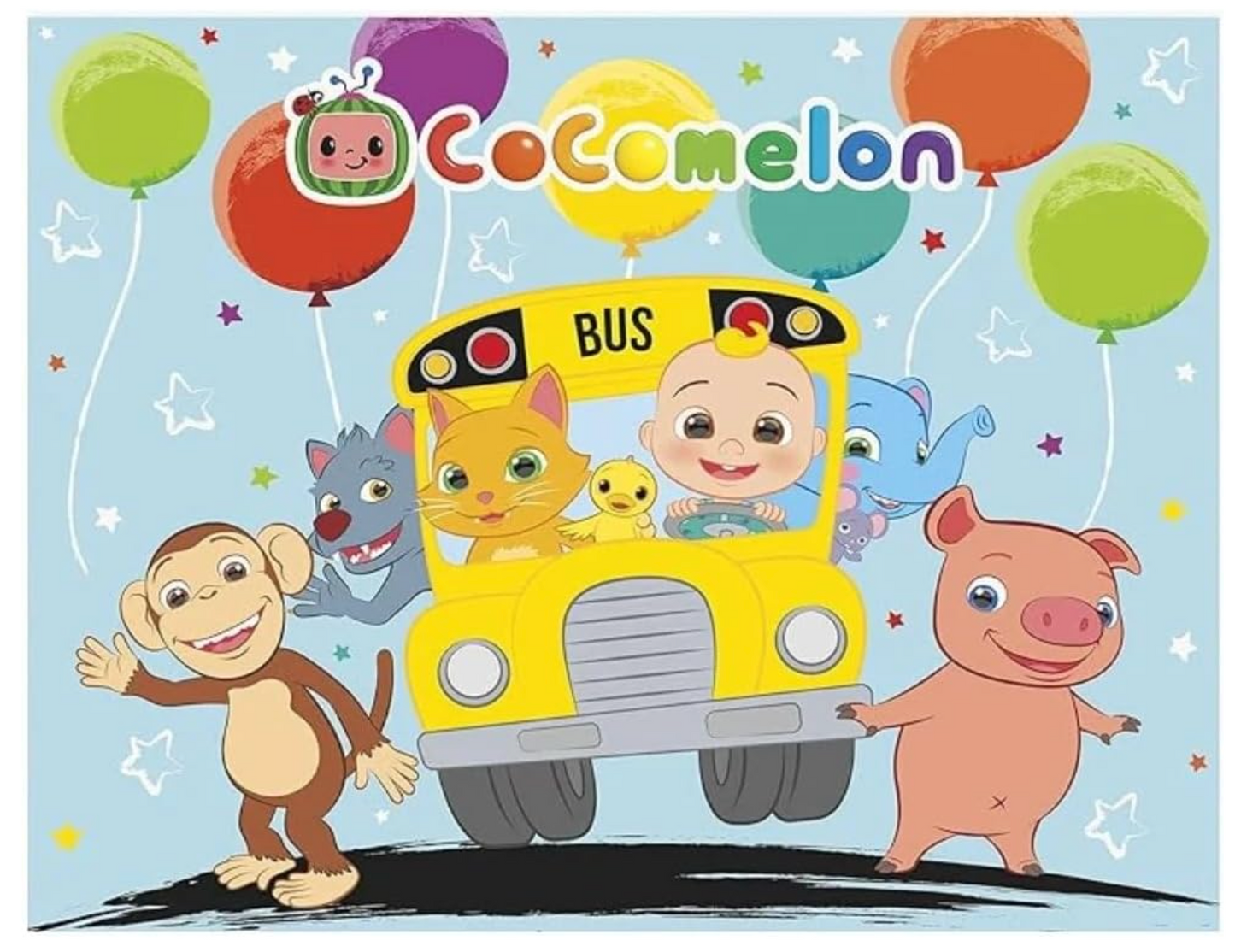 Cocomelon Backdrop 48x60 inch