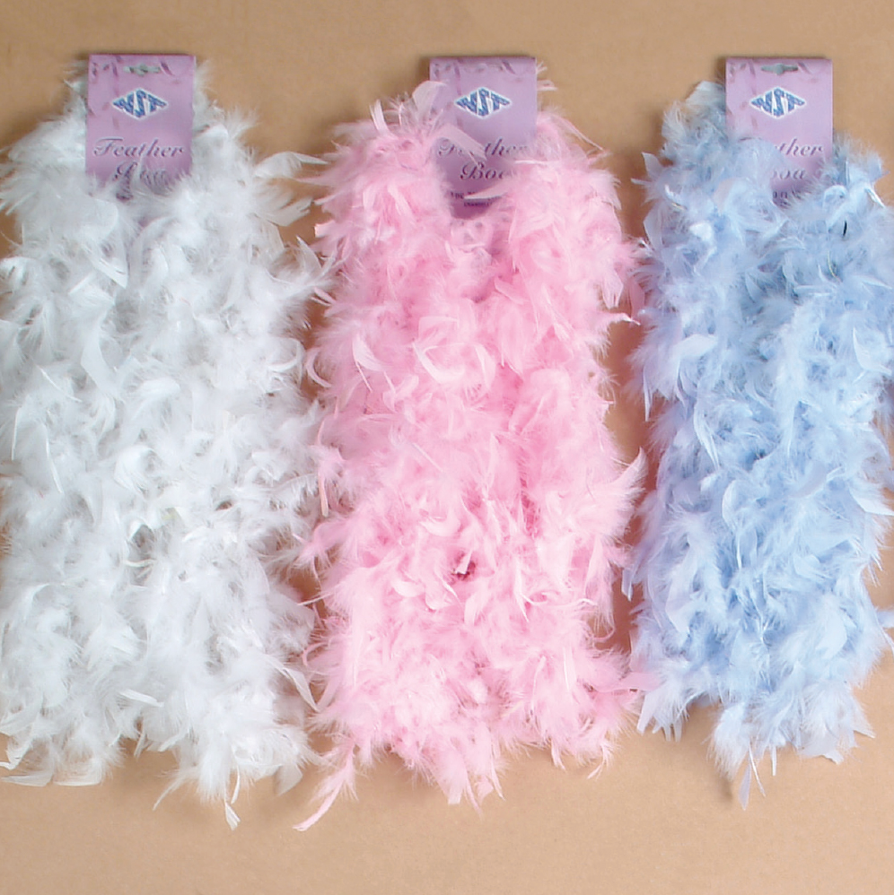 Feather Boa 2 yard in White