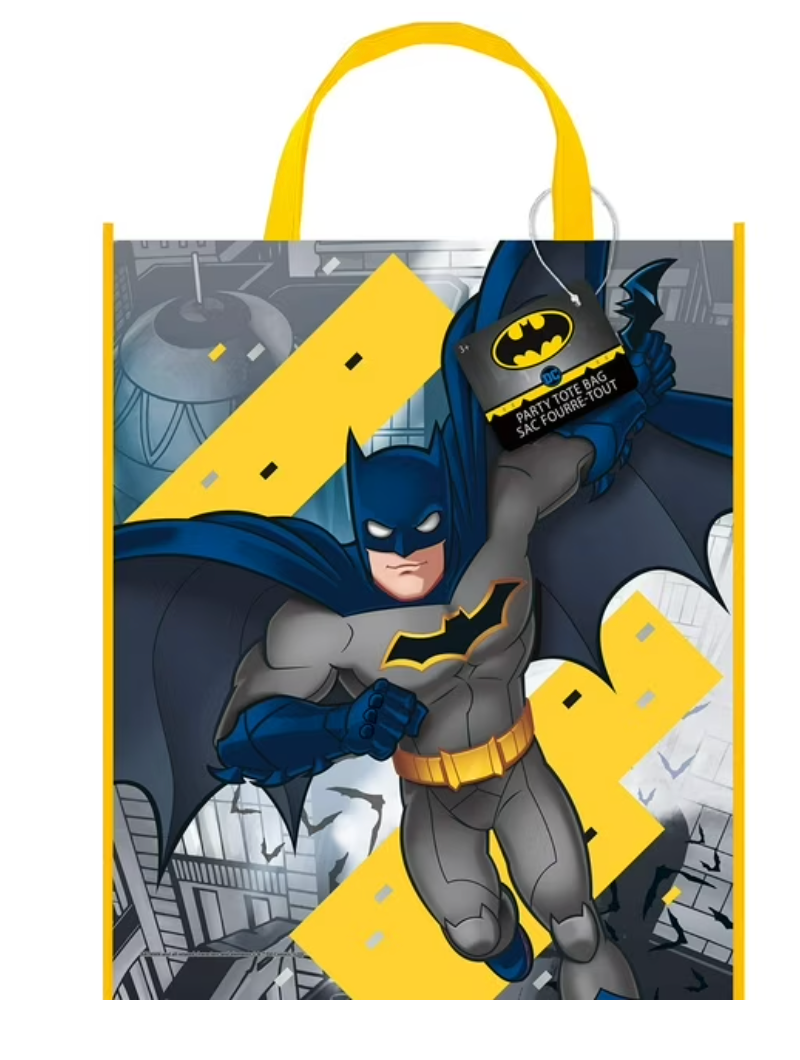 Bolso tote de fiesta de Batman 13x11in