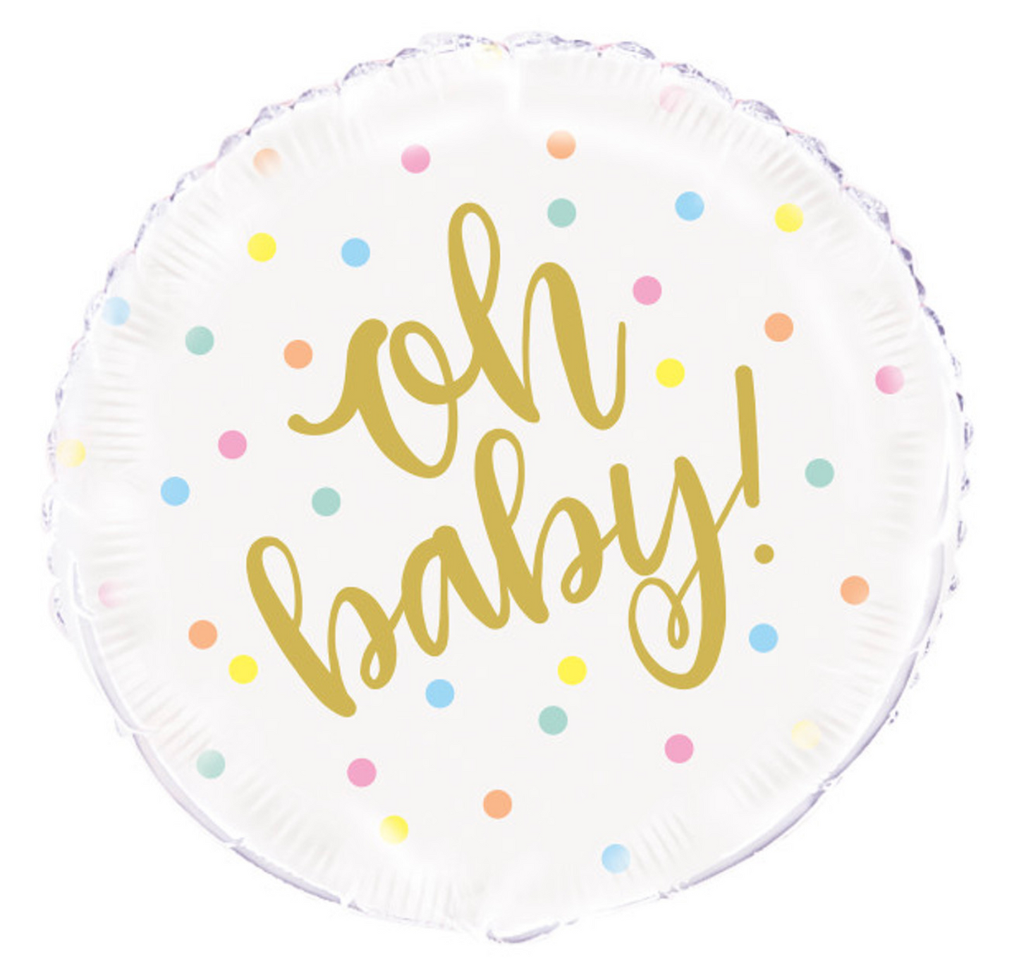 Globo de aluminio Oh Baby de 18 pulgadas