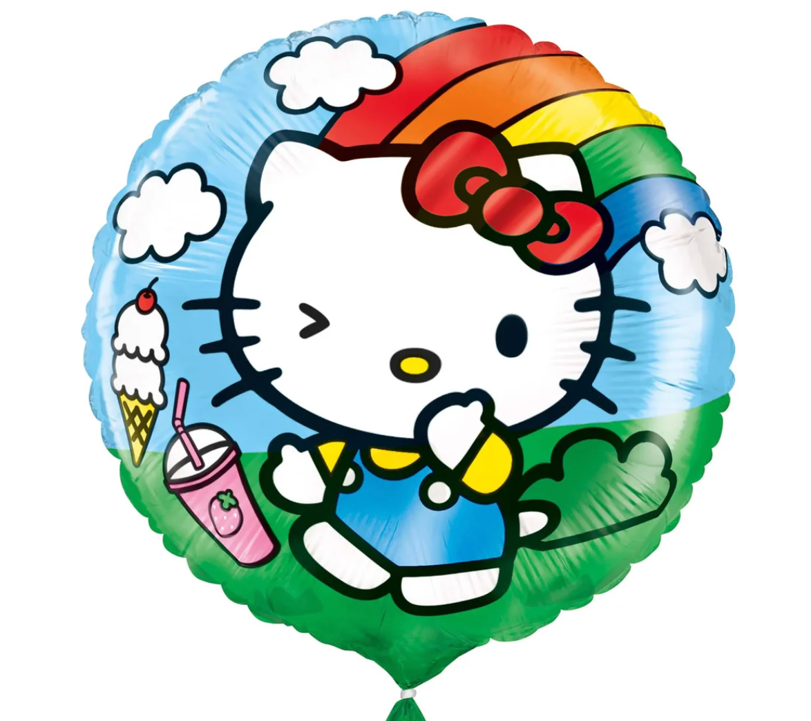 Hello Kitty Round 18 inch Foil Balloon 1ct