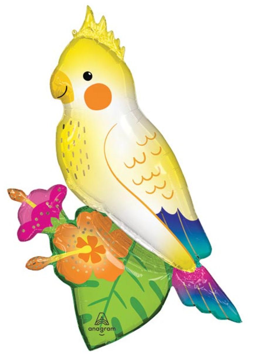 Anagram Neon Tropical 36 inch Foil Balloon 1ct