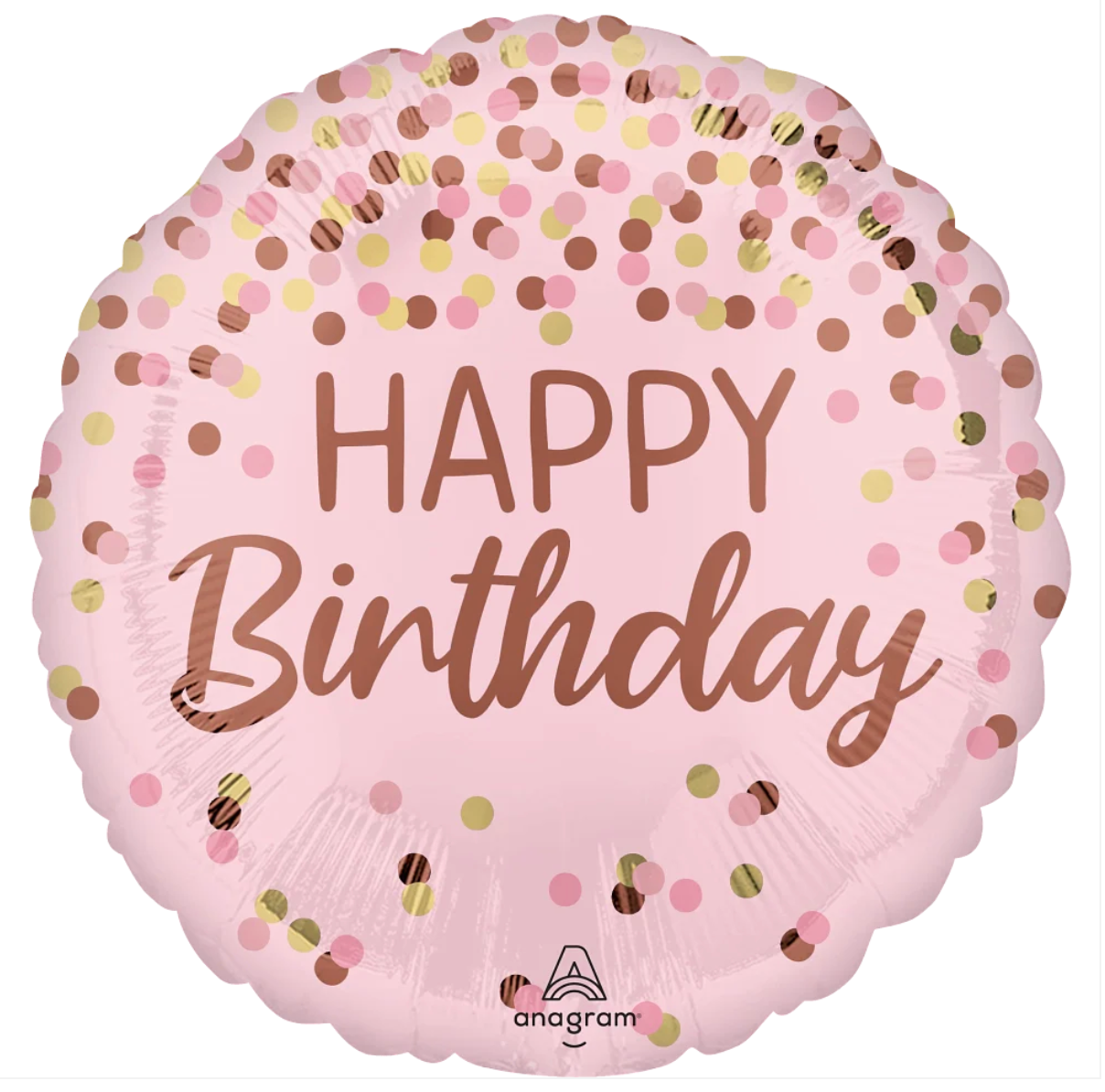 Anagram Happy Birthday Pretty Pink 17 inch Foil Balloon 1ct
