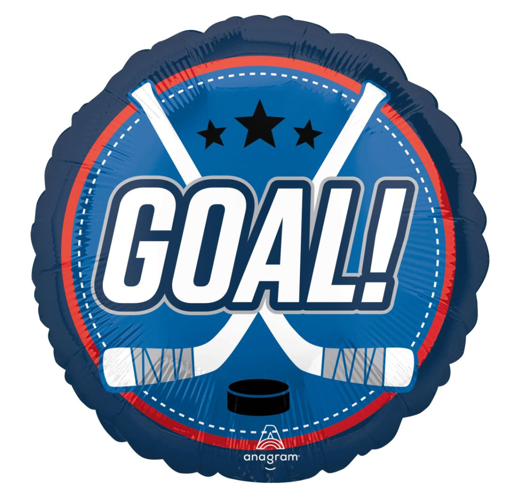 Anagram Hockey 17 inch Foil Balloon 1ct
