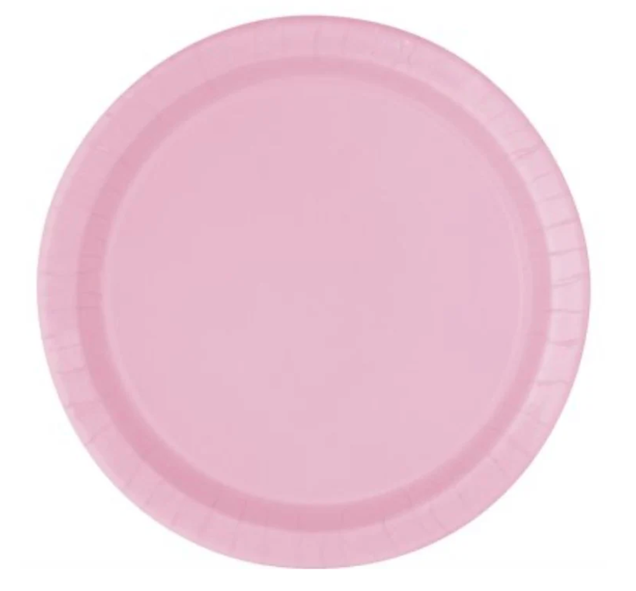 Lovely Pink 9 inch Round Plates 20 ct