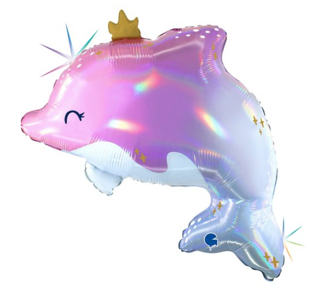 Grabo Glowy Dolphin 27 inch Foil Balloon 1ct