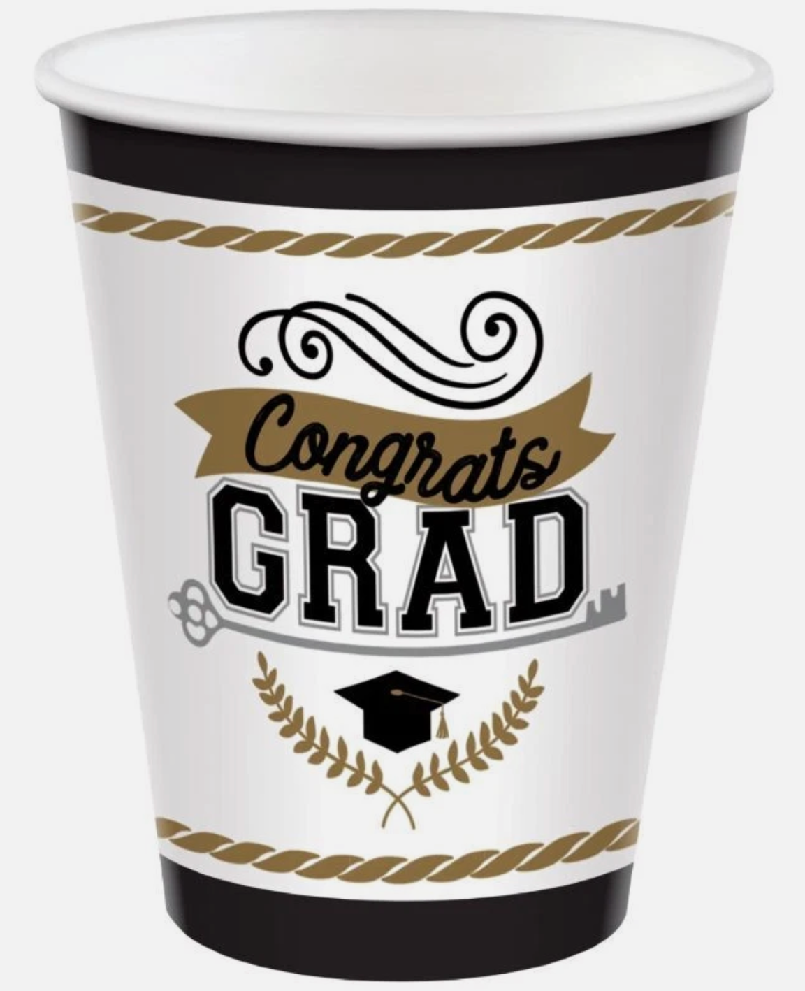 Graduation Achievement Is Key Cups 9 ounce 50ct
