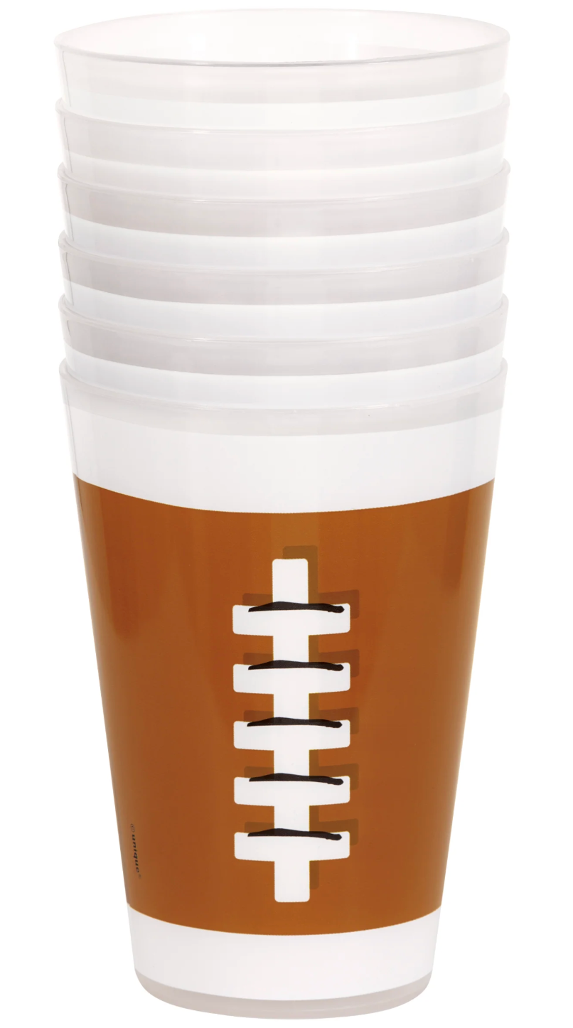 Game Face 16oz Plastic Cup 6ct