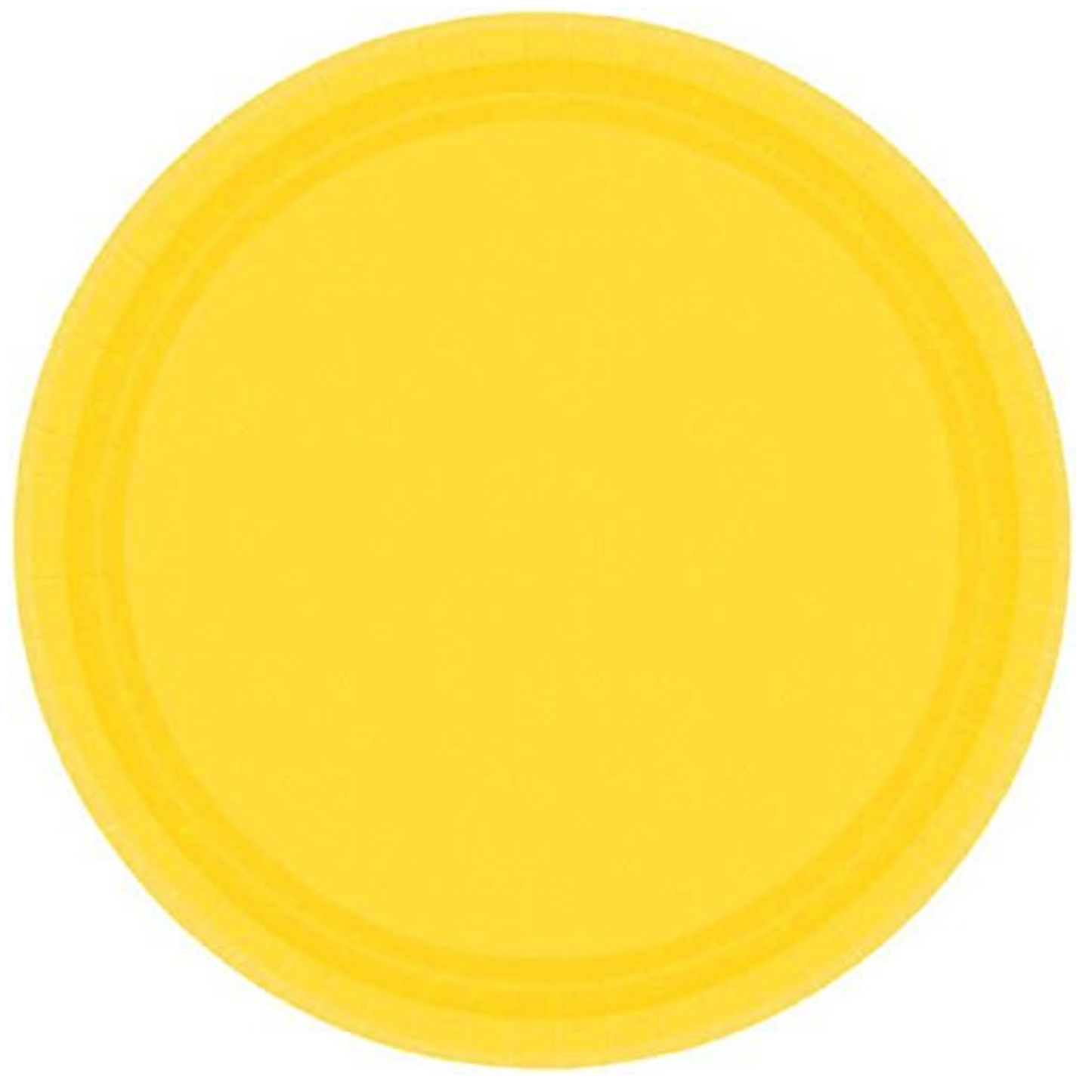 Sunshine Yellow 7 inch Round Plates 20 ct