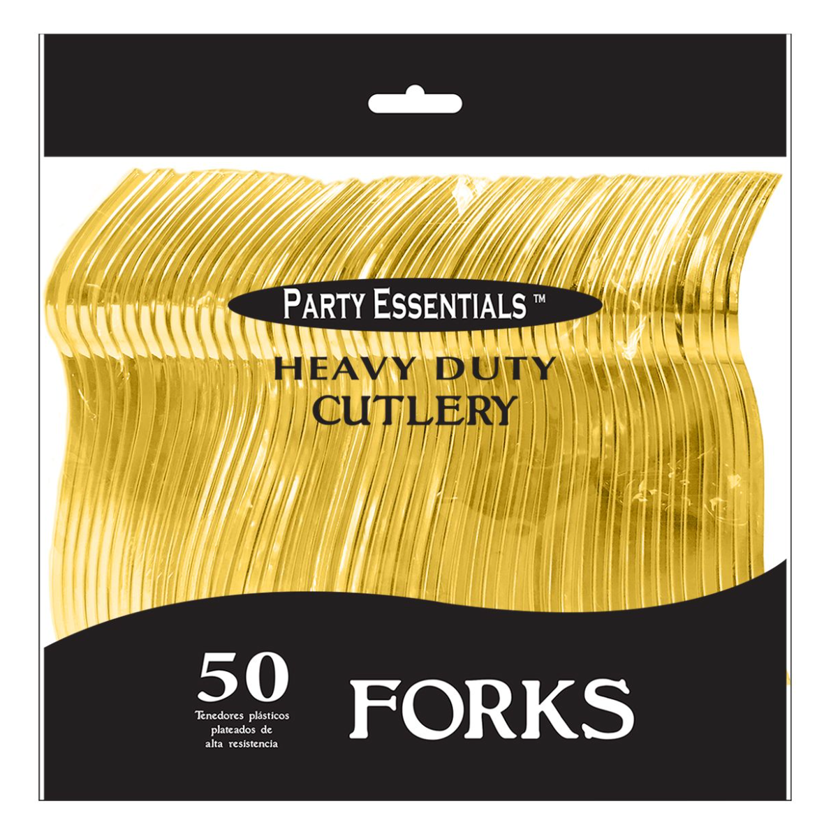 Plastic Forks Gold 50ct