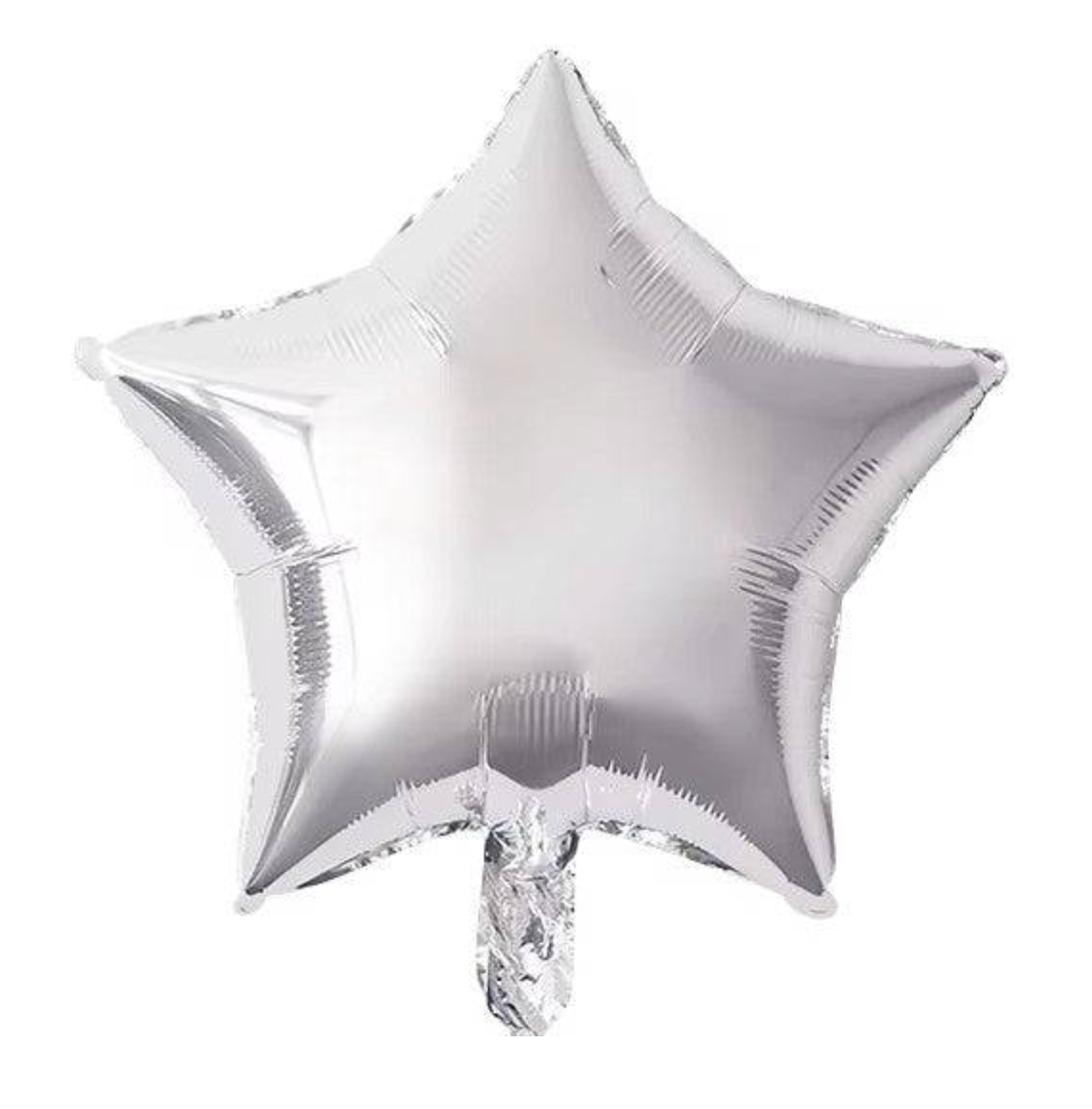 House of Balloons Silver Lining Star 18 inch Foil Balloon 1ct