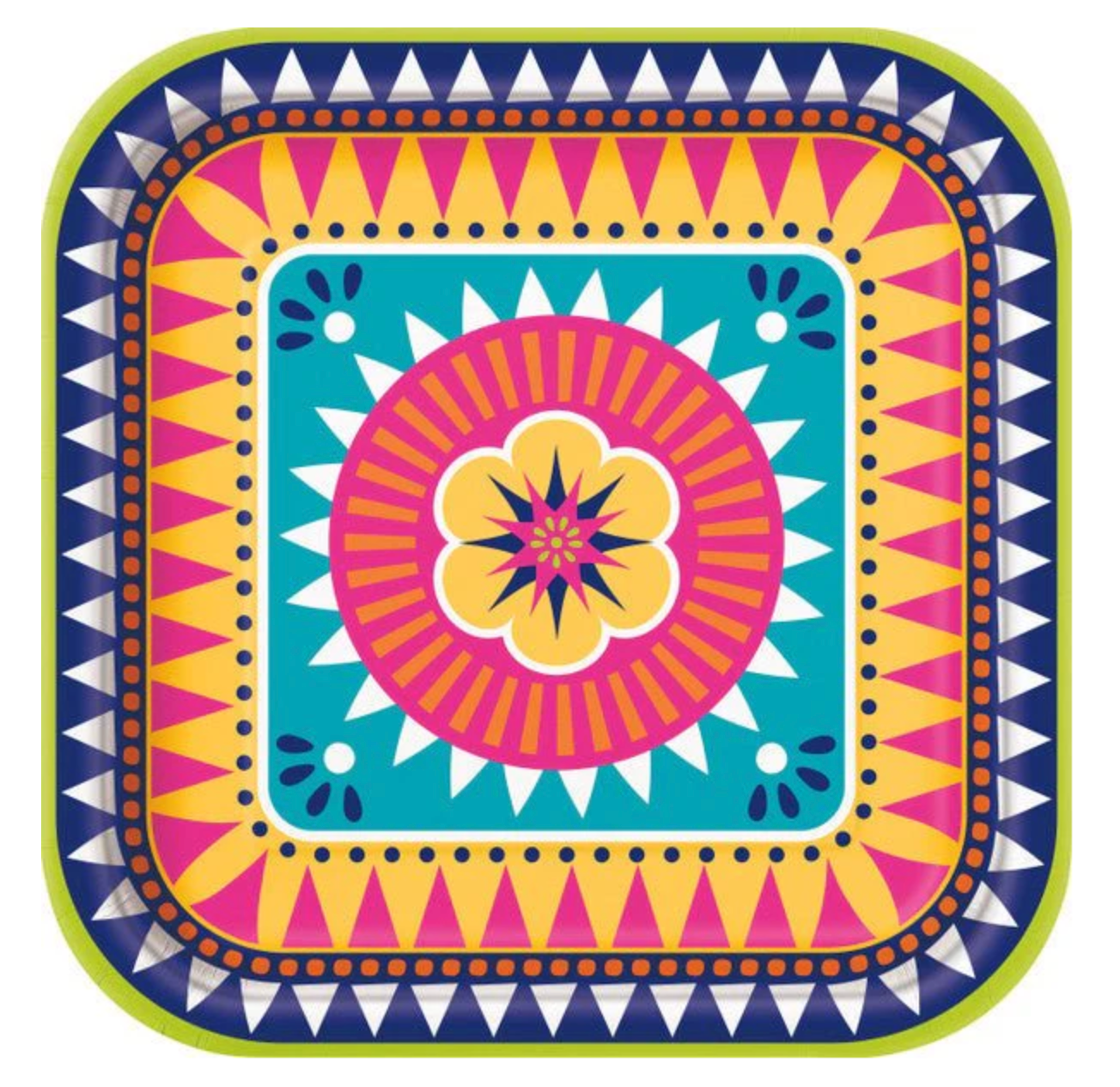 Boho Fiesta Large Plate 8ct