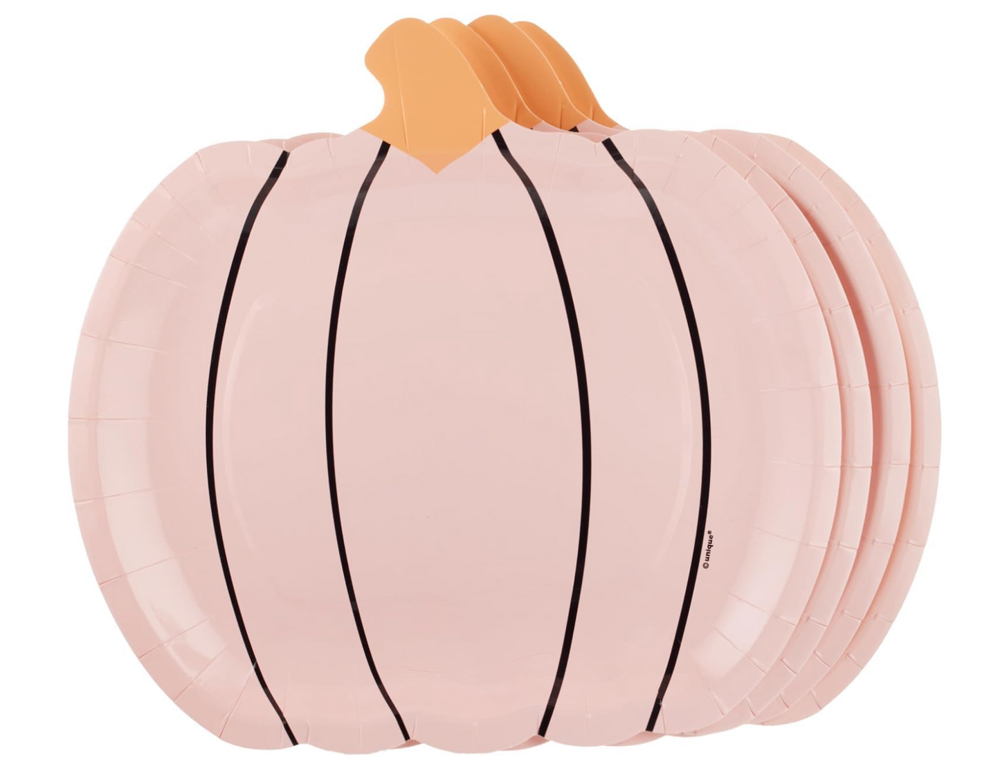 8 Jack-O-Lantern Shape Plate