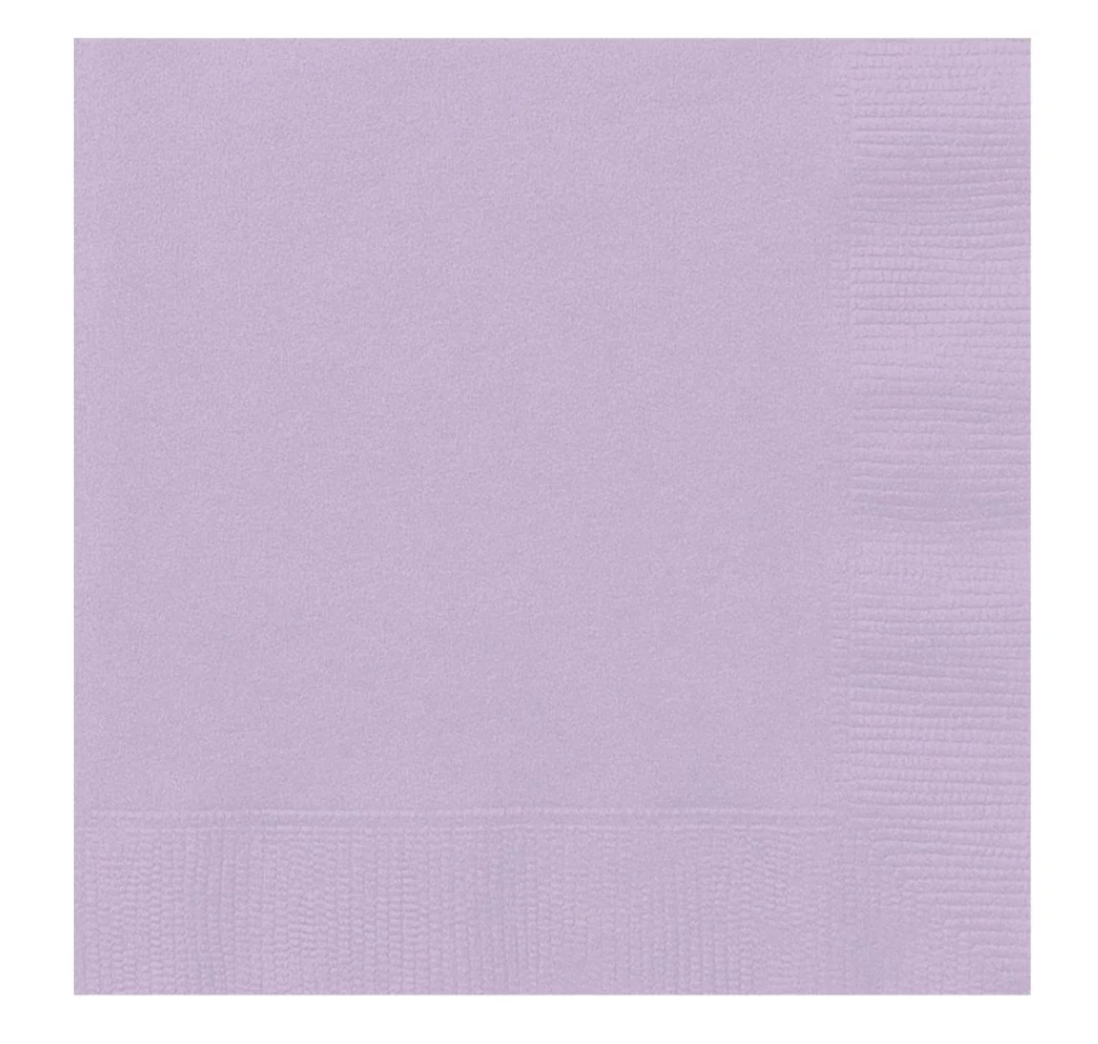Lavender Beverage Napkins 40ct