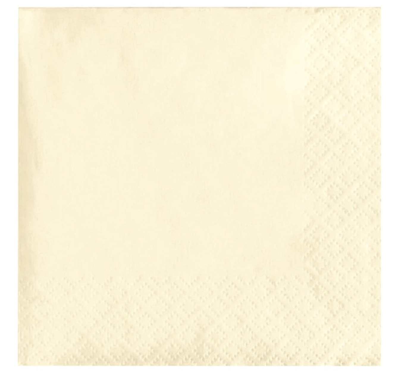 Vanilla Creme Beverage Napkins 40 ct