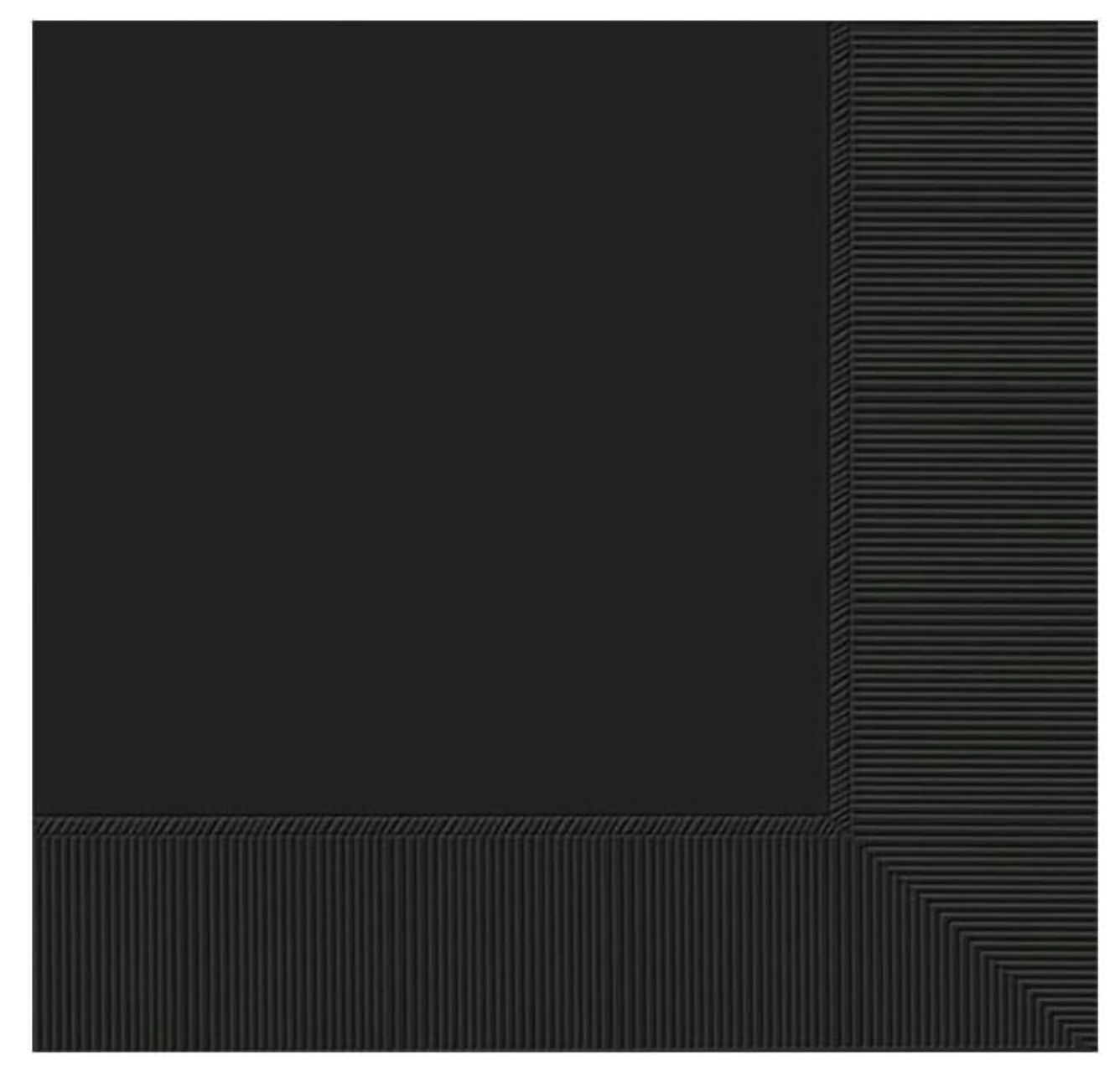 3-Ply Luncheon Napkins Jet Black 40ct