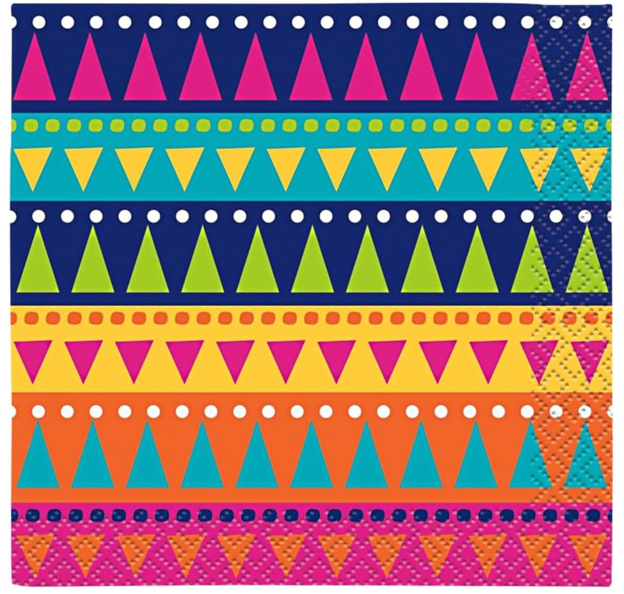 Boho Fiesta Beverage Napkins, 24ct
