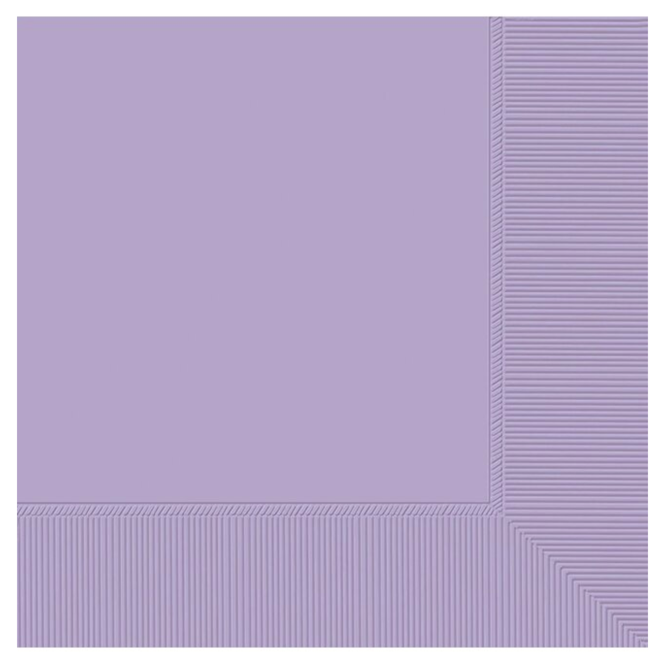 2 ply Beverage Napkins Lavender 40ct