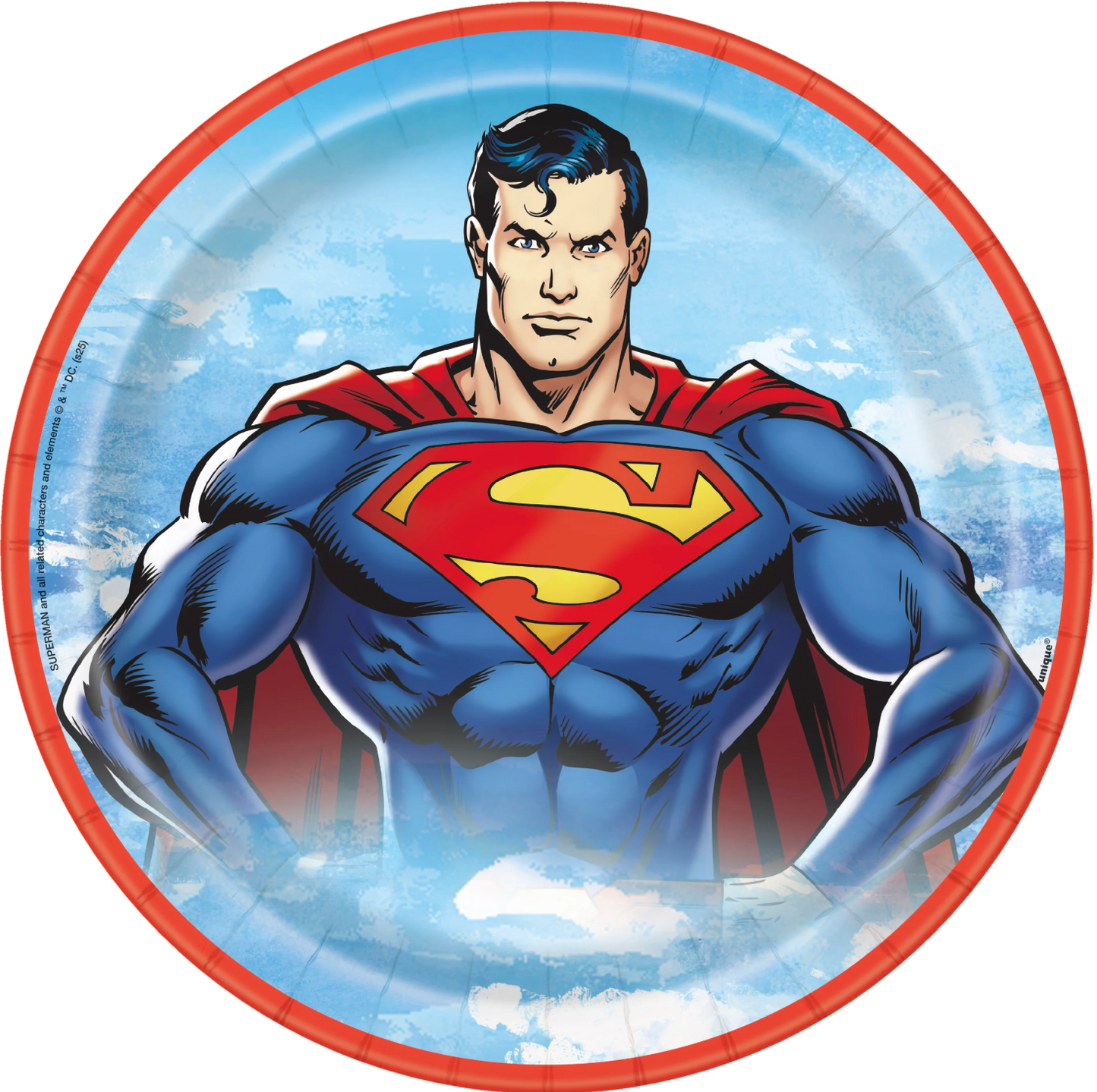 Superman 9 in Plates 8ct