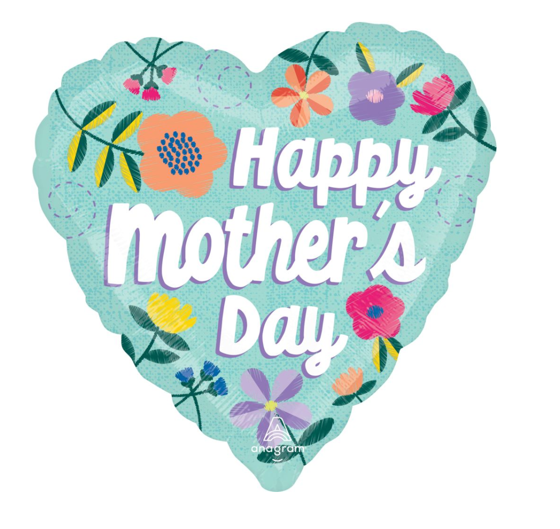 Anagram Happy Mothers Day Threaded Love 17 inch Foil Balloon 1ct