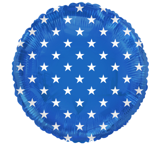 Tuftex USA Stars 18 inch Circle Foil Balloon 1ct