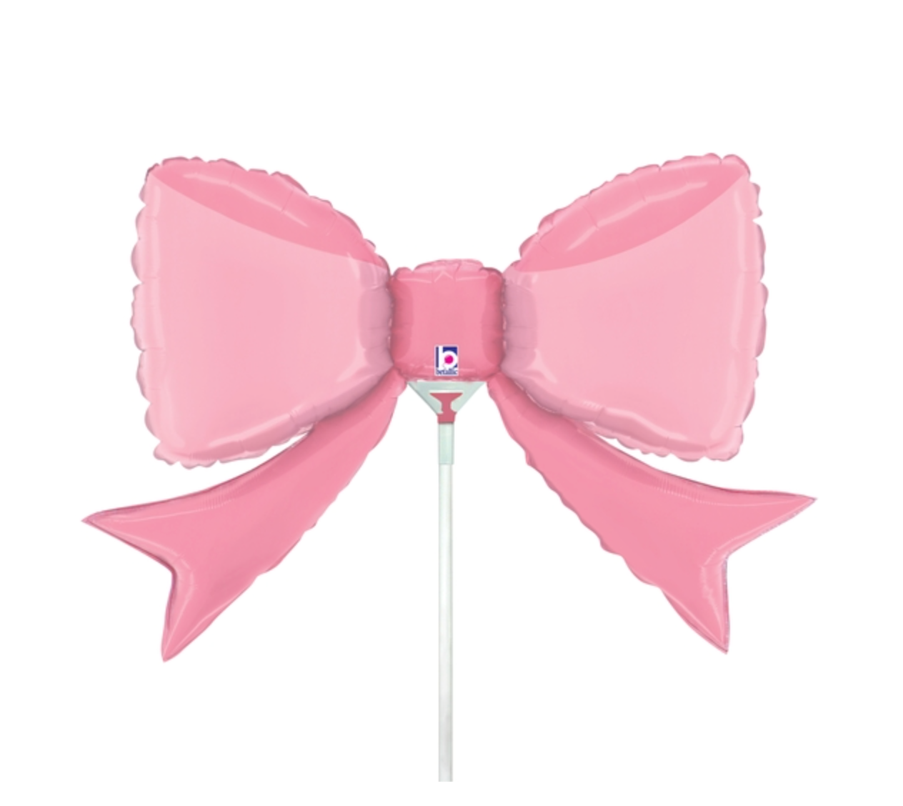 Betallic Mini Pretty Pink Bow 14 inch Foil Balloon 1ct