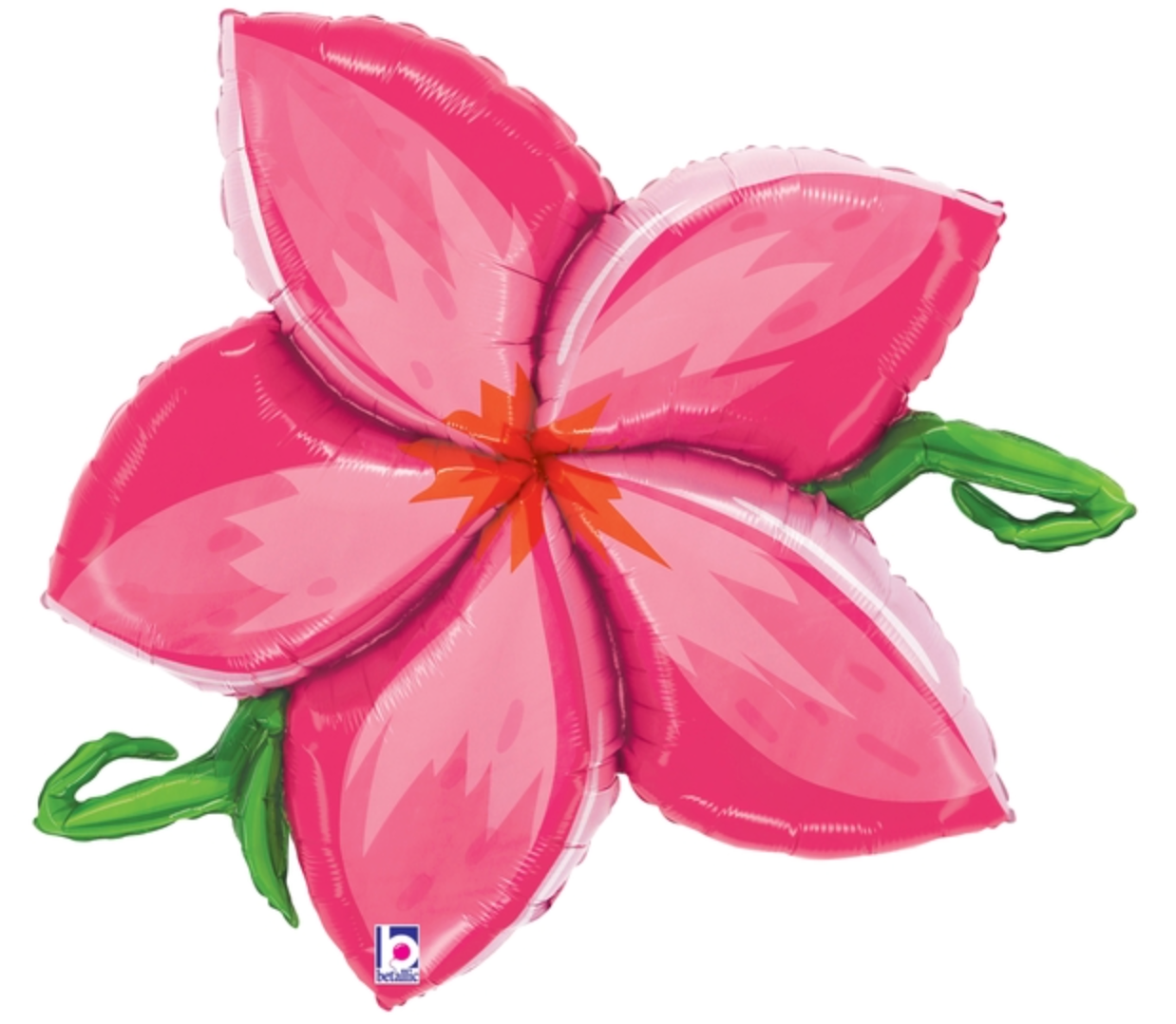 Betallic Link Plumeria Pink 39 inch Foil Balloon 1ct