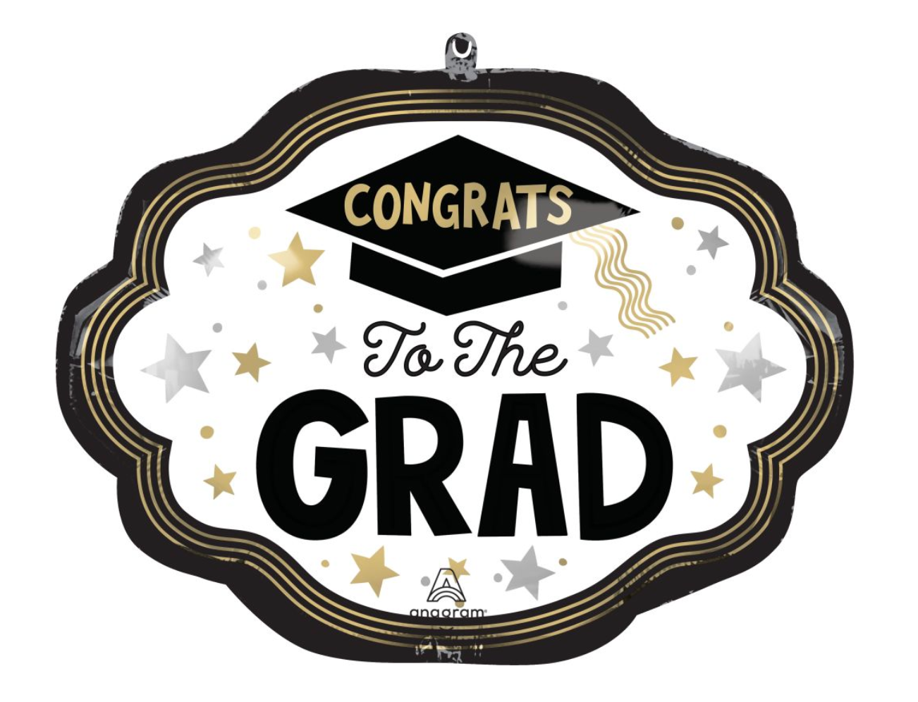 Anagram 24 inch Graduationn Wave of Success Foil Balloon 1ct