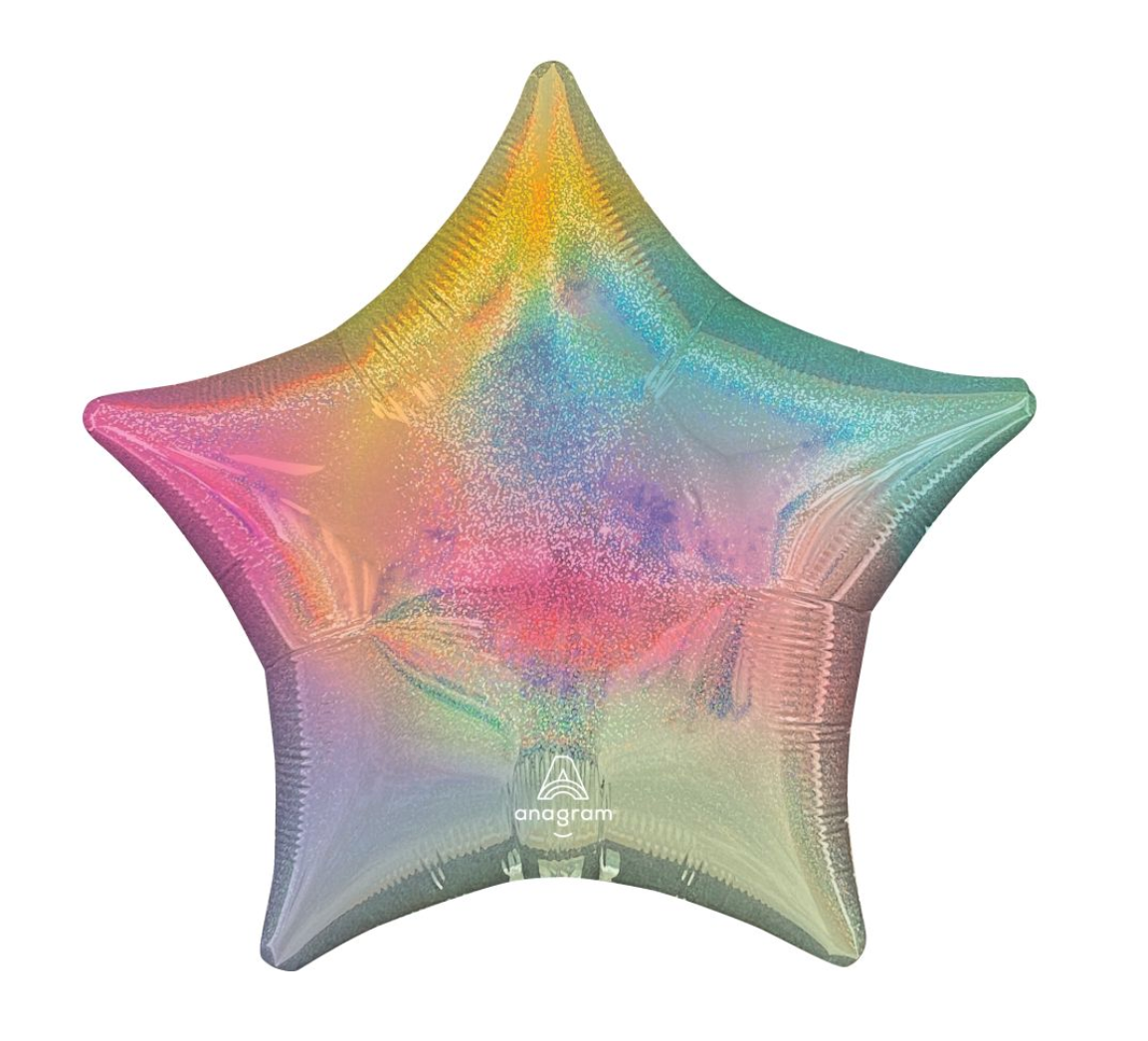 Anagram 19 inch Pastel Stardust Foil Balloon 1ct