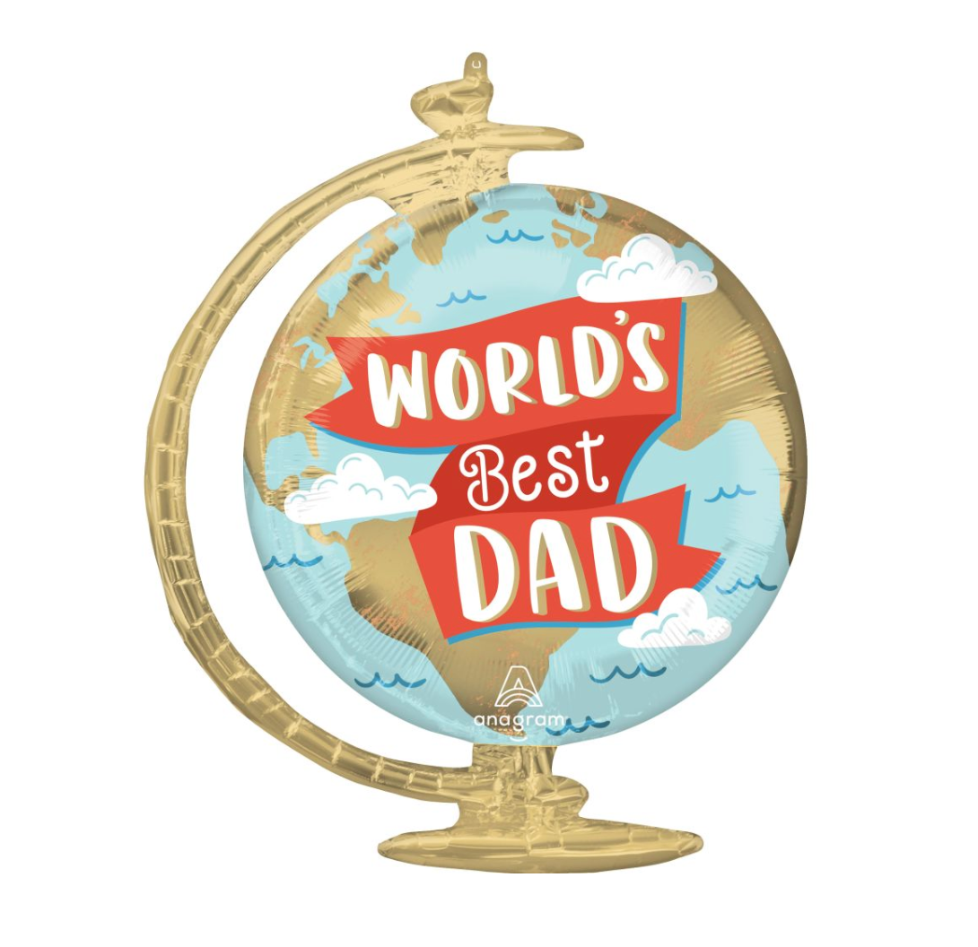 Anagram 23 inch Worlds Best Dad Foil Balloon 1ct