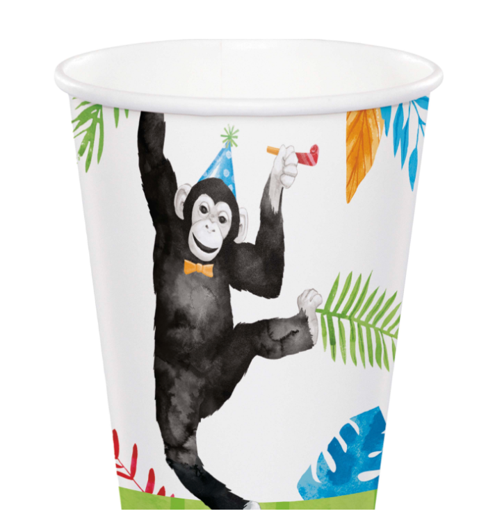Copa Party Animals 9oz. Diseños surtidos 8ct