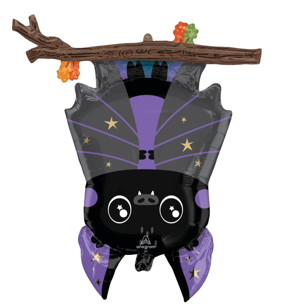 Anagram 34 inch Twilight Bat Shape Foil Balloon 1ct