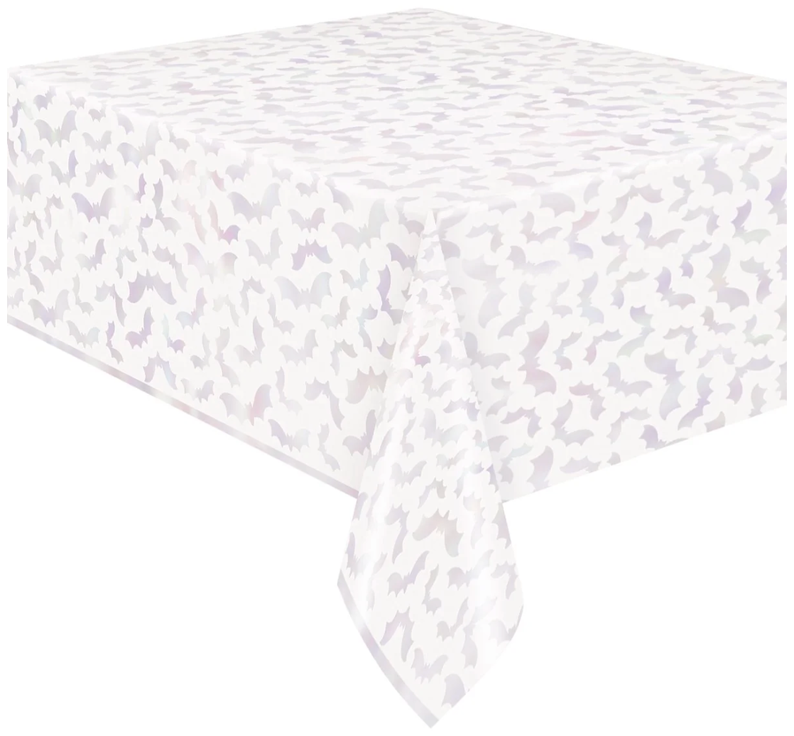 Adorable Halloween Iridescent Plastic Tablecover 54 inch x 84 inch 1ct
