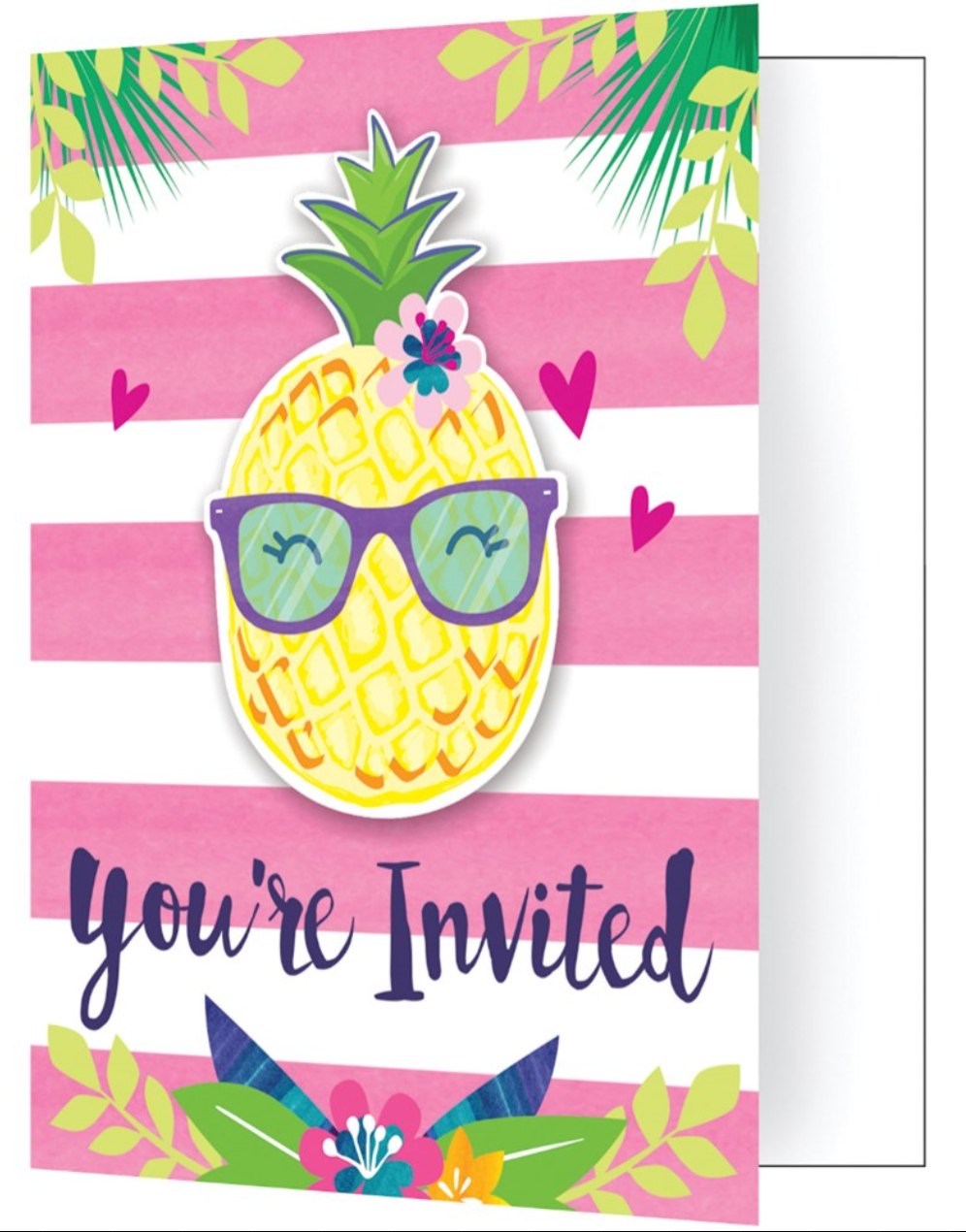 Pineapple N Friends Invitation 8ct
