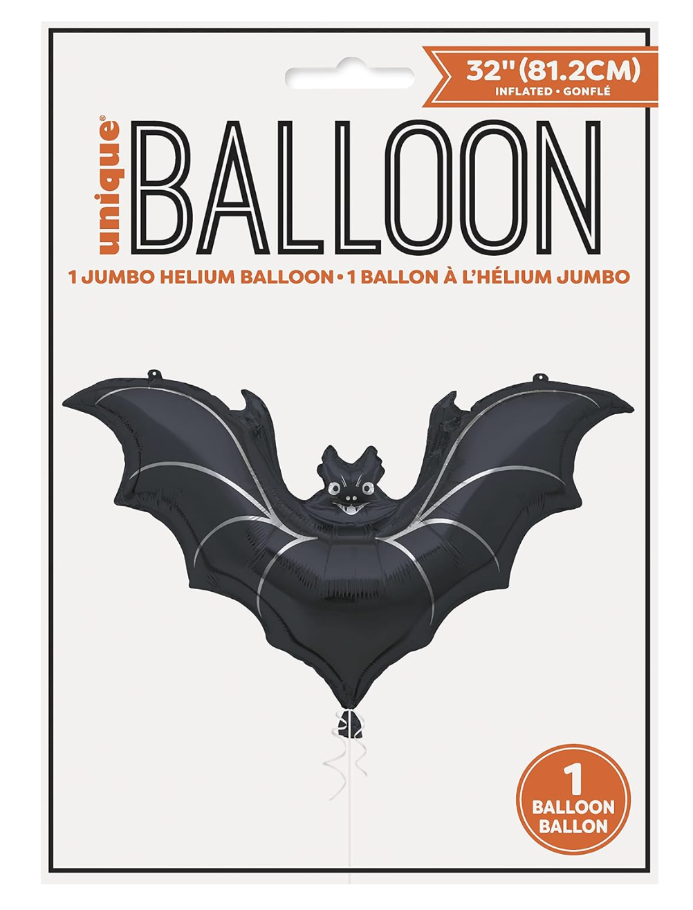 Bulk Bat Giant Foil Balloon Pkg