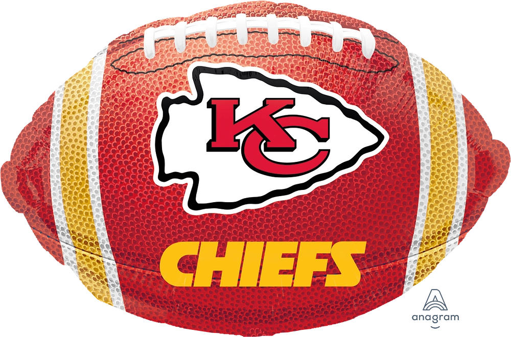 Globo redondo de aluminio de 18 pulgadas de los Kansas City Chiefs, 1 unidad
