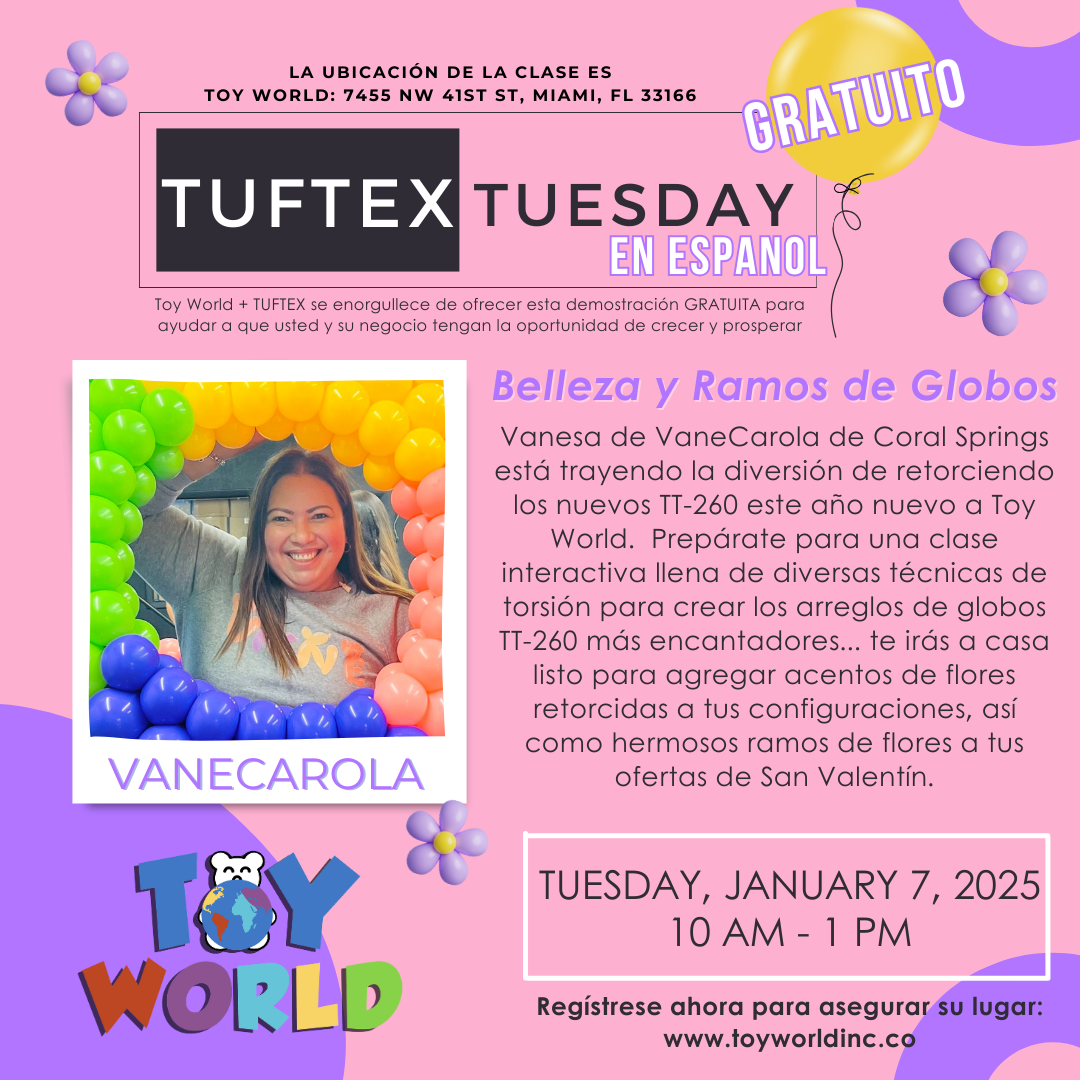 Martes de TUFTEX con VaneCarola