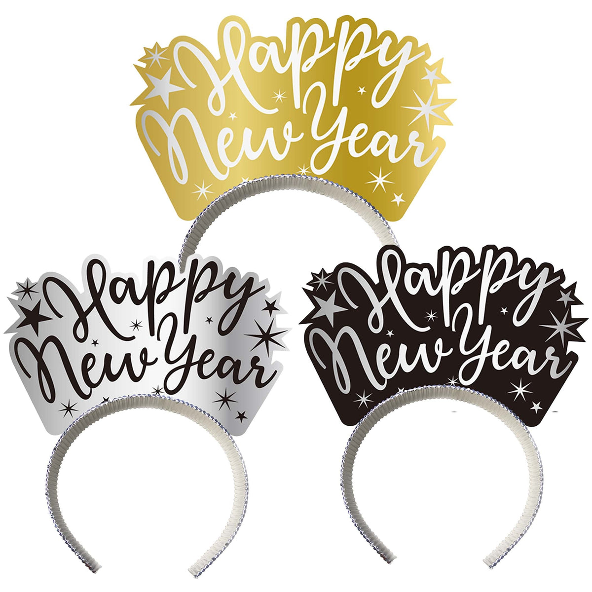 New Years Eve Paper Tiaras 3ct