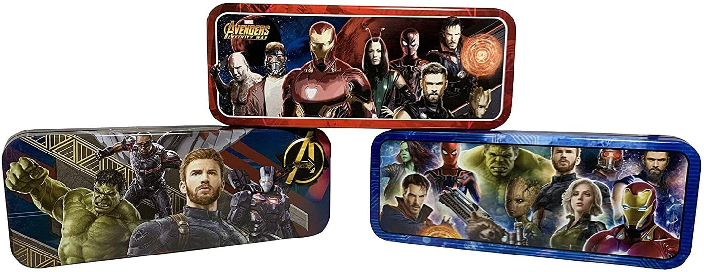 Pencil Case Avengers Tin 3 asst